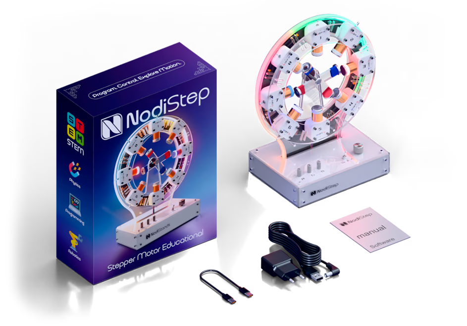 NodiStep: Desktop Kinetic Art & Ultimate STEM Gadget